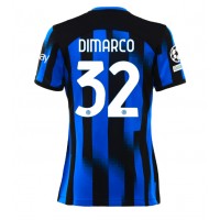 Inter Milan Federico Dimarco #32 Hemmatröja Kvinnor 2023-24 Korta ärmar